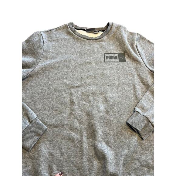 Puma men's size M grey crewneck sweatshirt. - Picture 1 of 9